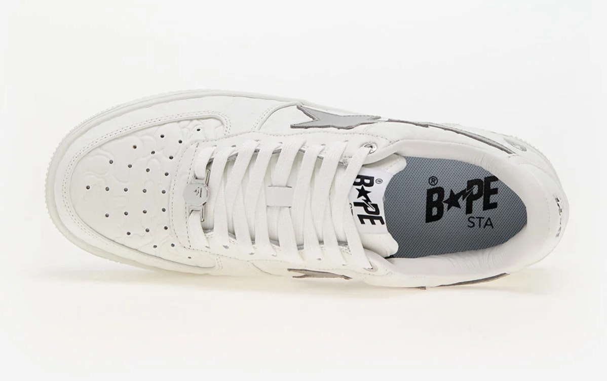 A Bathing Ape Bape SK8 Sta 3 M1 "White"