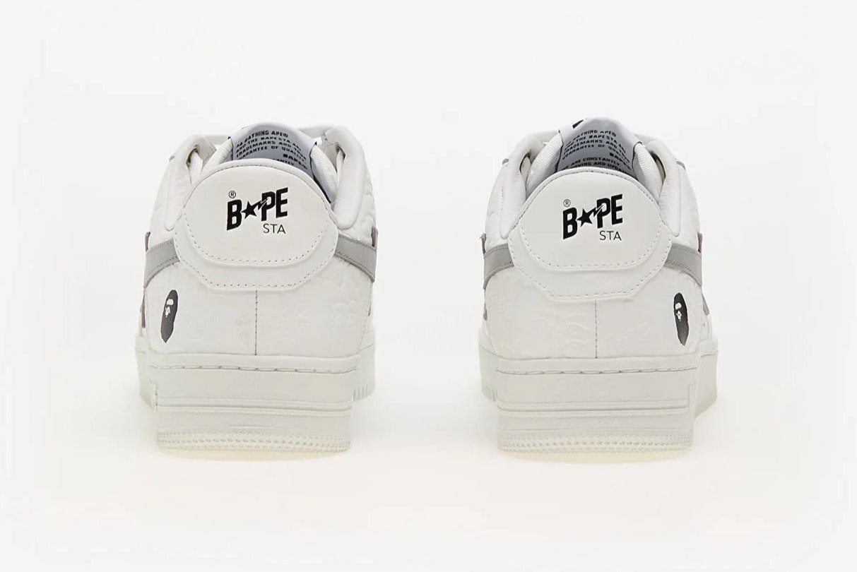 A Bathing Ape Bape SK8 Sta 3 M1 "White"