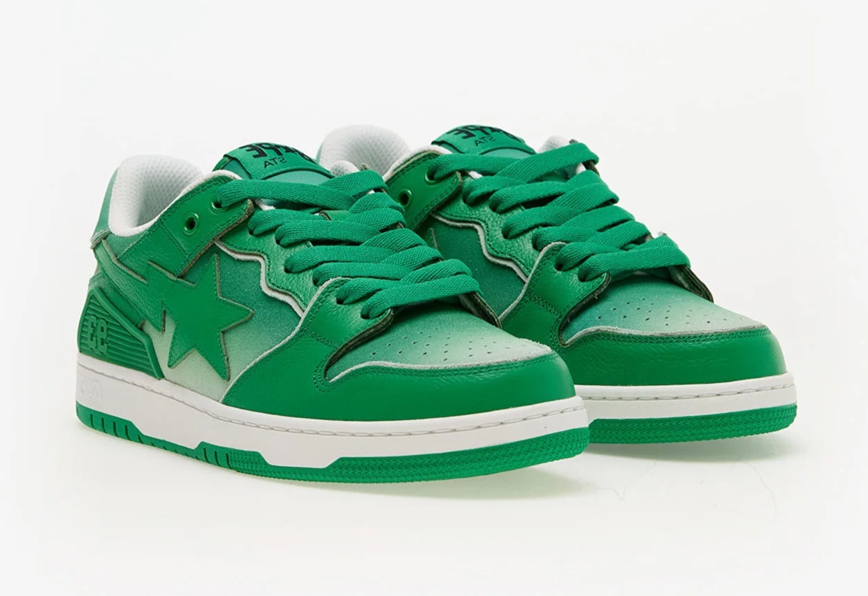 A Bathing Ape Bape SK8 Sta 4 M1 "Green"