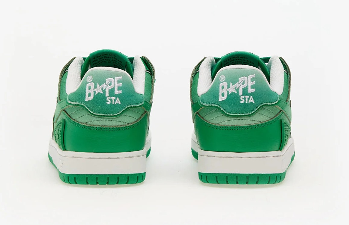 A Bathing Ape Bape SK8 Sta 4 M1 "Green"