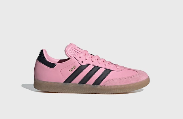 Lionel Messi x adidas Samba In "Light Pink"