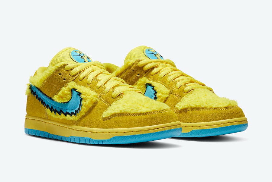 Grateful Dead x Nike SB Dunk Low "Opti Yellow"