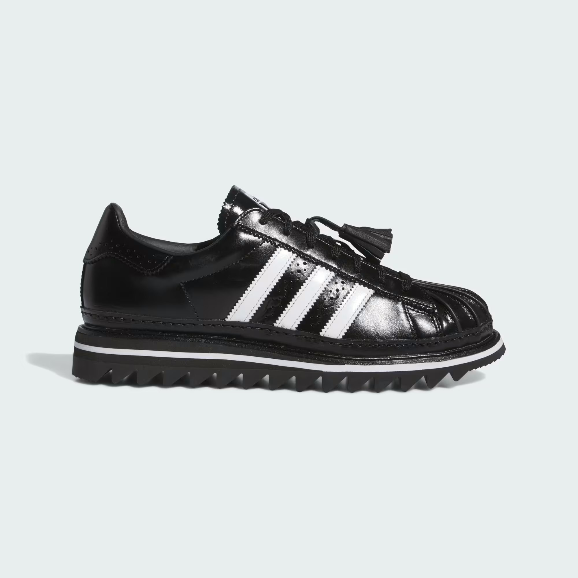Adidas los angeles black leather clearance