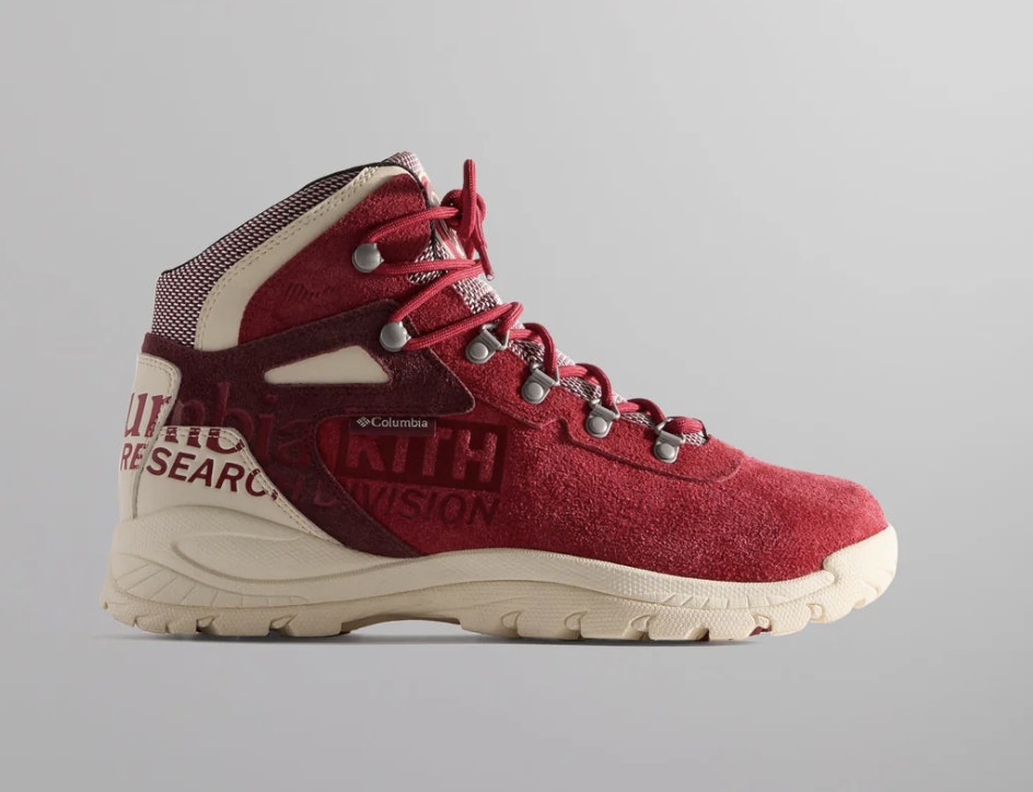 Kith x Columbia Newton Ridge "Bright Red"