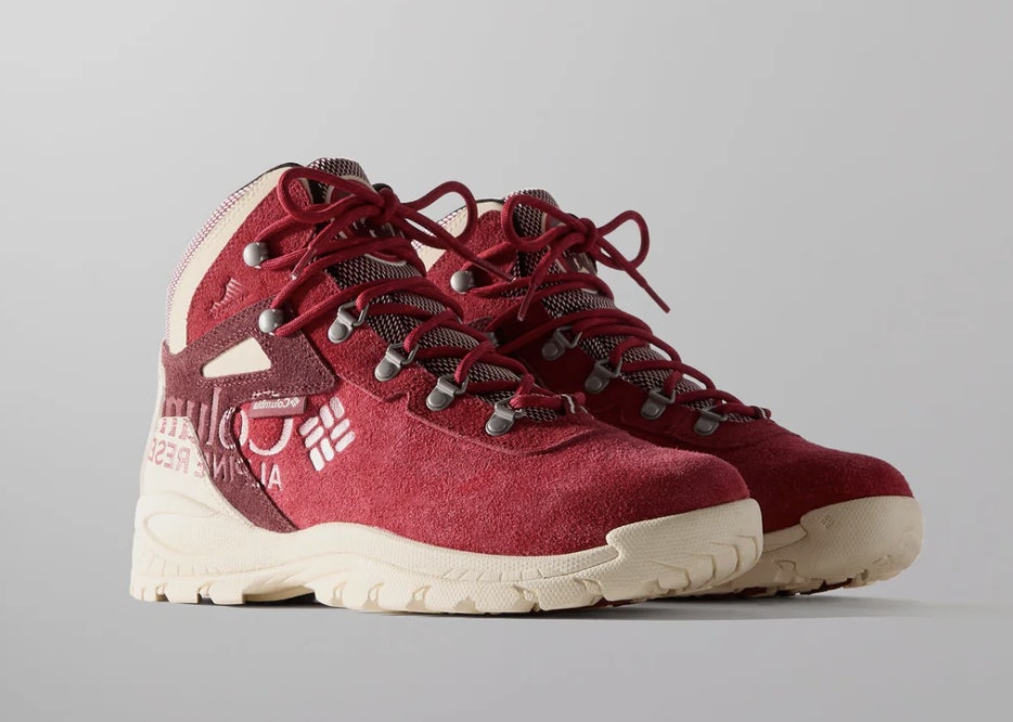 Kith x Columbia Newton Ridge "Bright Red"
