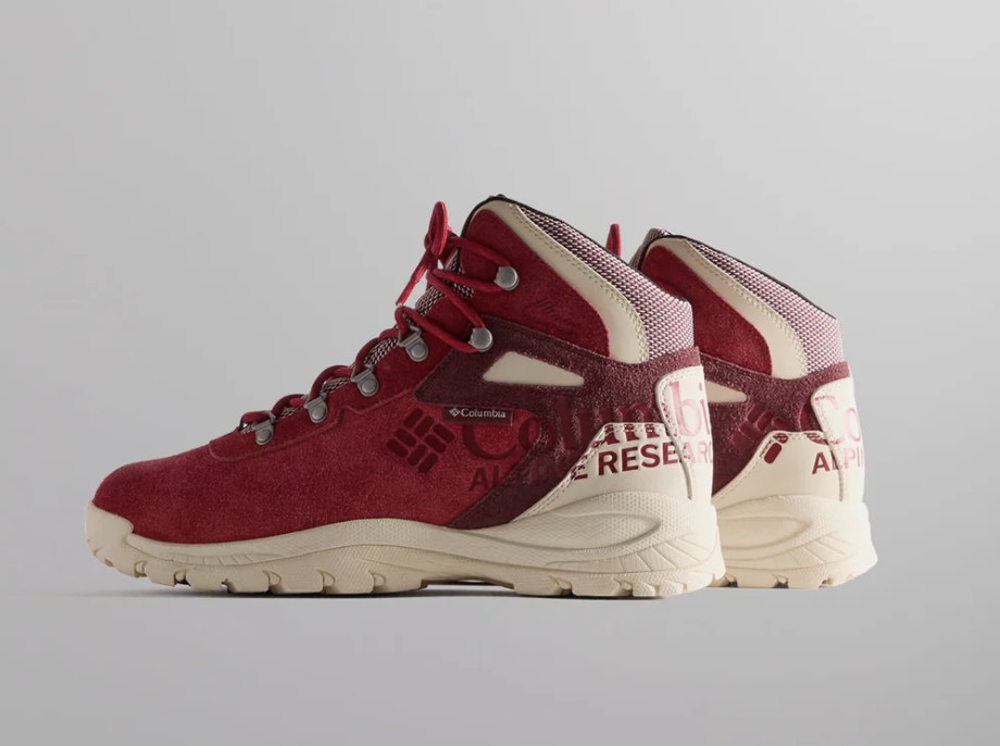 Kith x Columbia Newton Ridge "Bright Red"
