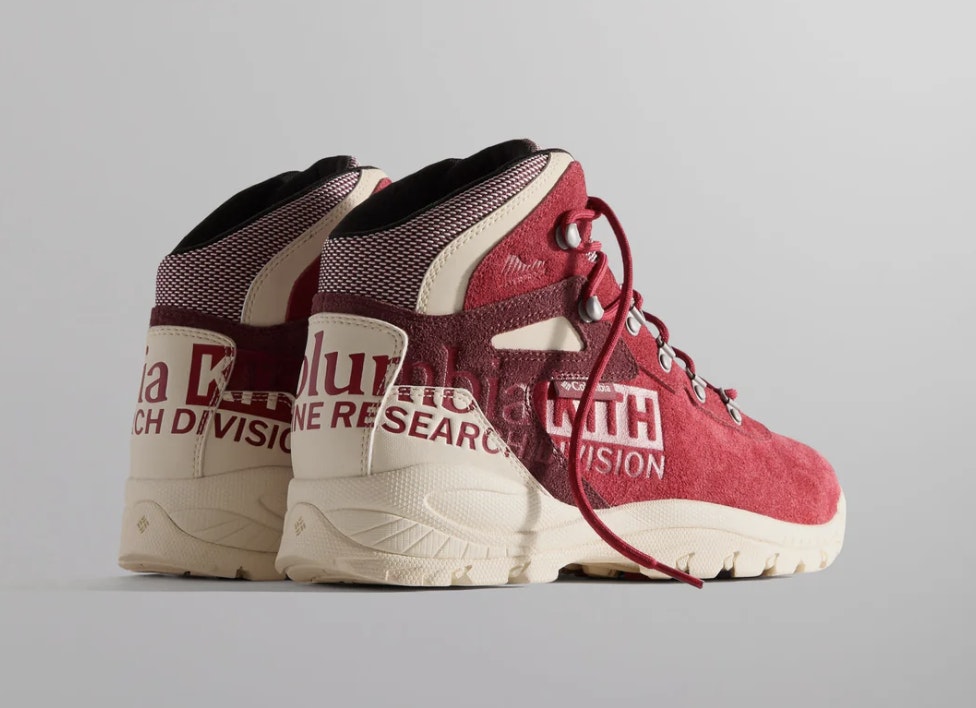 Kith x Columbia Newton Ridge "Bright Red"