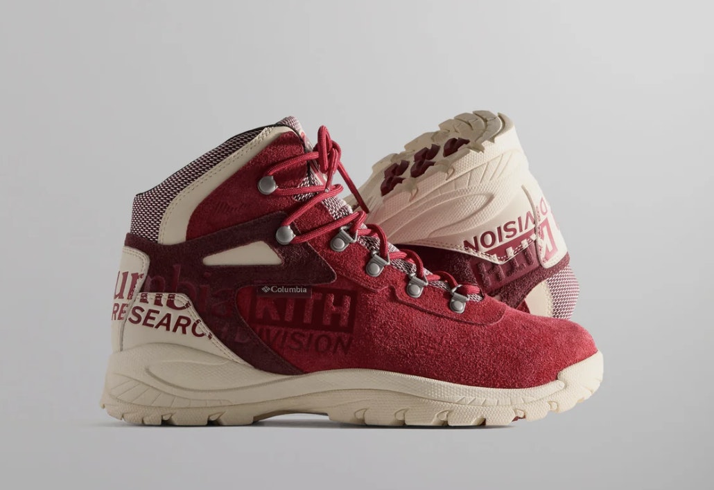 Kith x Columbia Newton Ridge "Bright Red"
