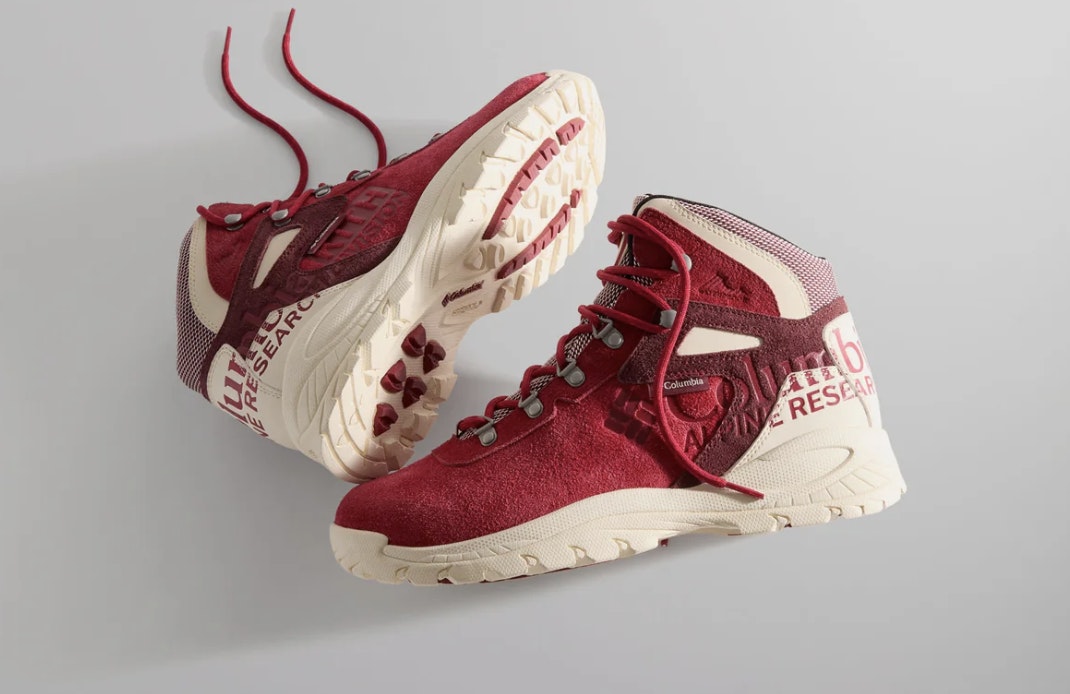 Kith x Columbia Newton Ridge "Bright Red"