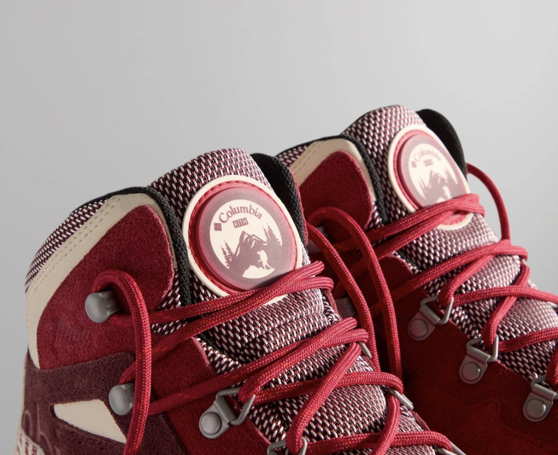 Kith x Columbia Newton Ridge "Bright Red"