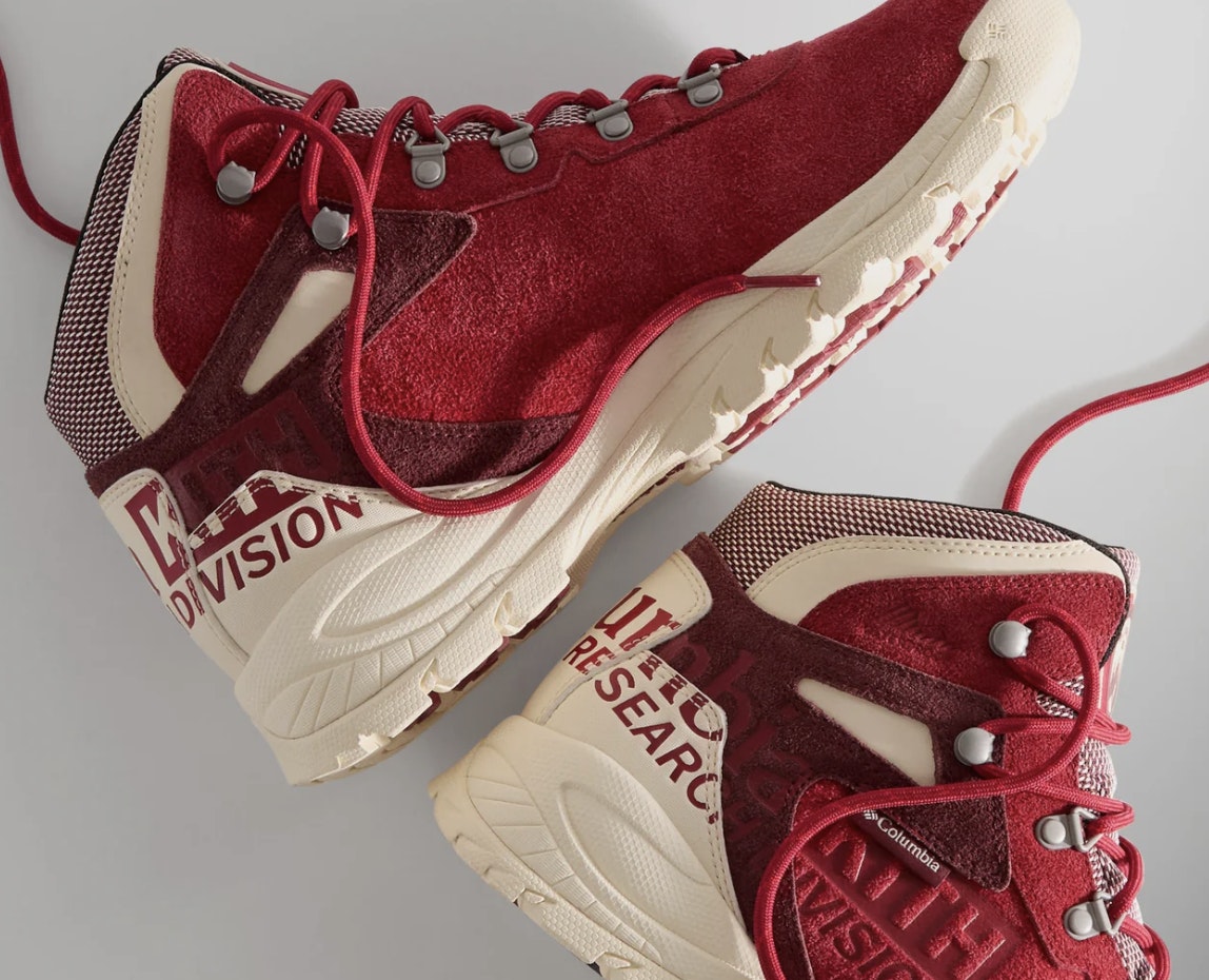 Kith x Columbia Newton Ridge "Bright Red"