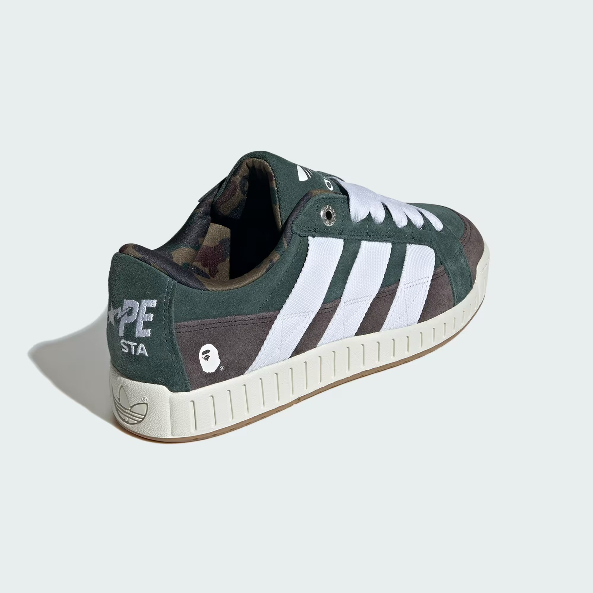 BAPE x adidas LWST "Shadow Green"