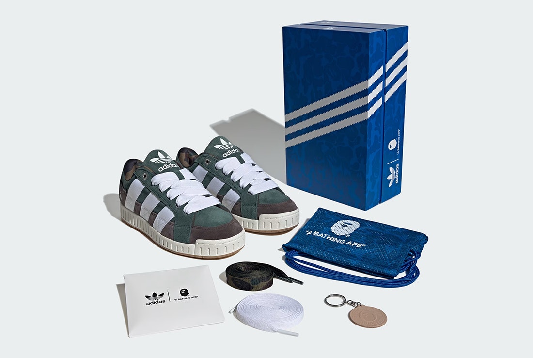 BAPE x adidas LWST "Shadow Green"