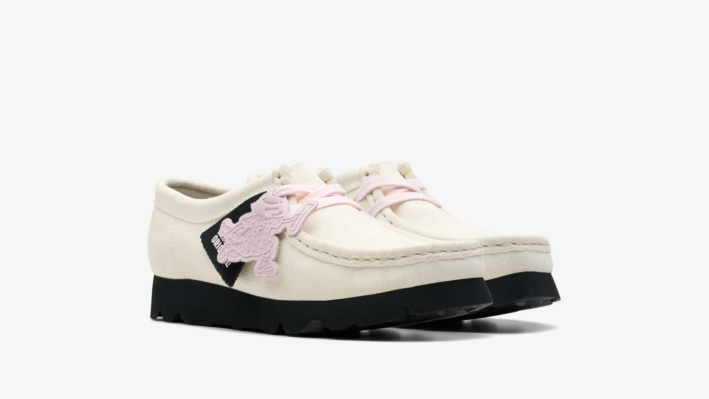 Papergirl Paris x Clarks Wallabee Originals "White"