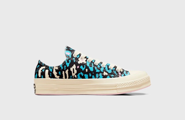 GOLF Le FLEUR x Converse Chuck 70 Low "Digital Leopard" (Teal)
