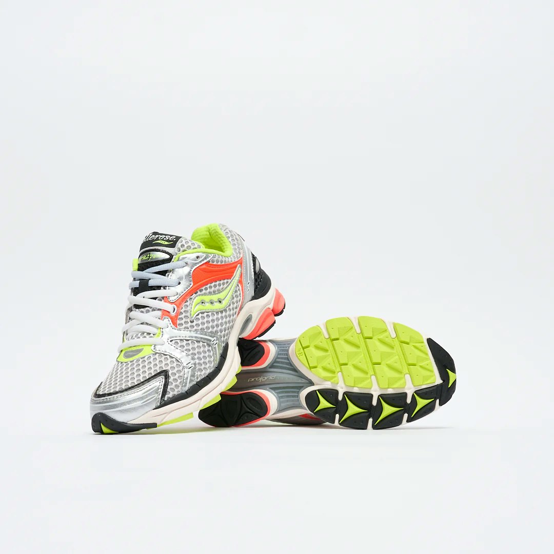 Bellerose x Saucony ProGrid Triumph 4 "Silver Fluo"