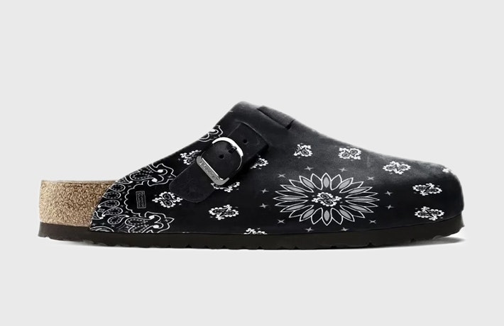 Bravest Studios Clog "Black Paisley"