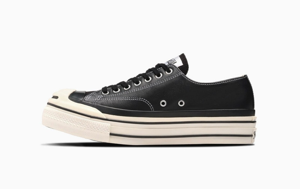 doublet x Converse Jack Purcell All Star "Black/Egret"
