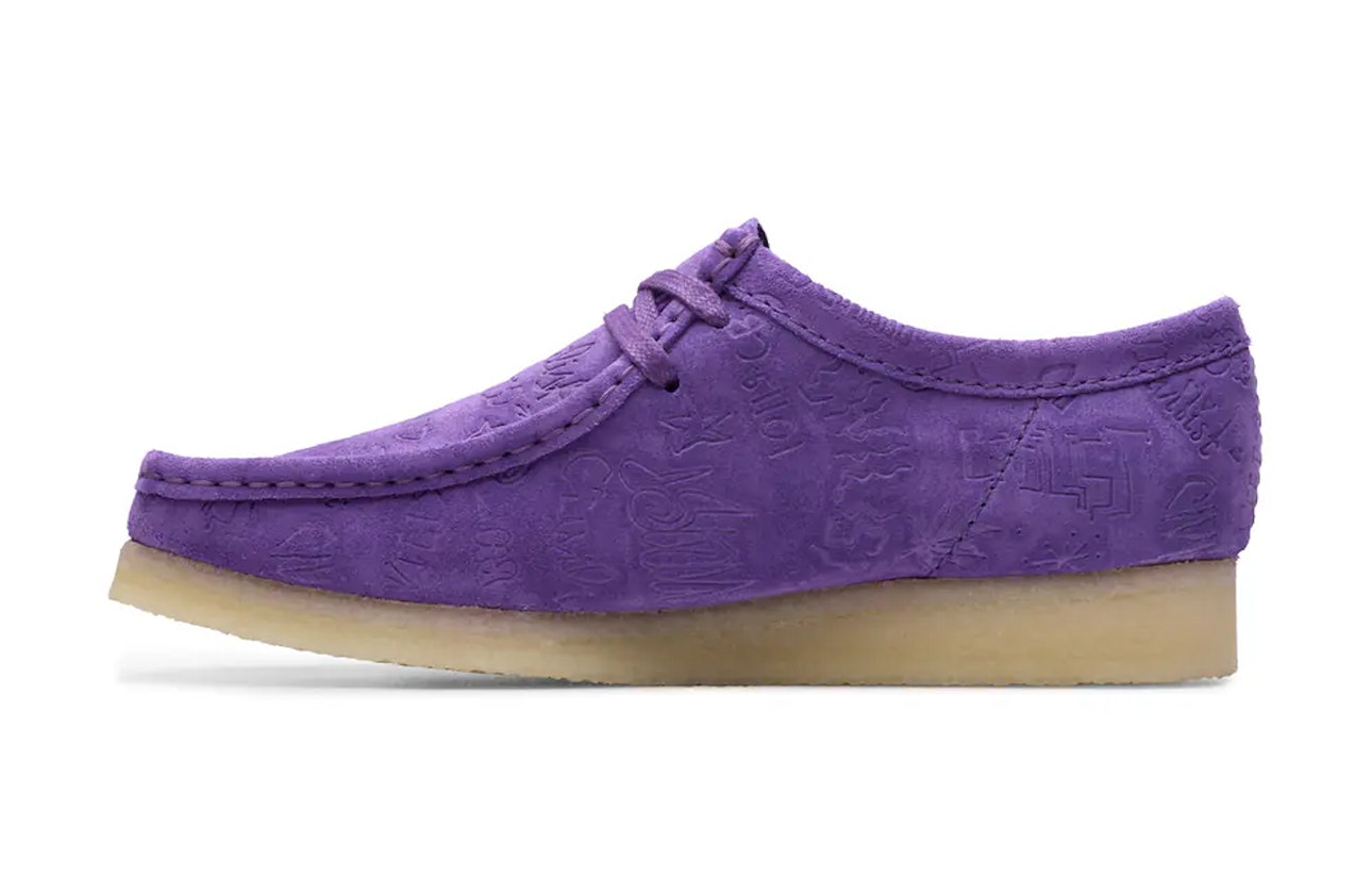 Civilist Berlin x Clarks Wallabee "Purple Deboss"