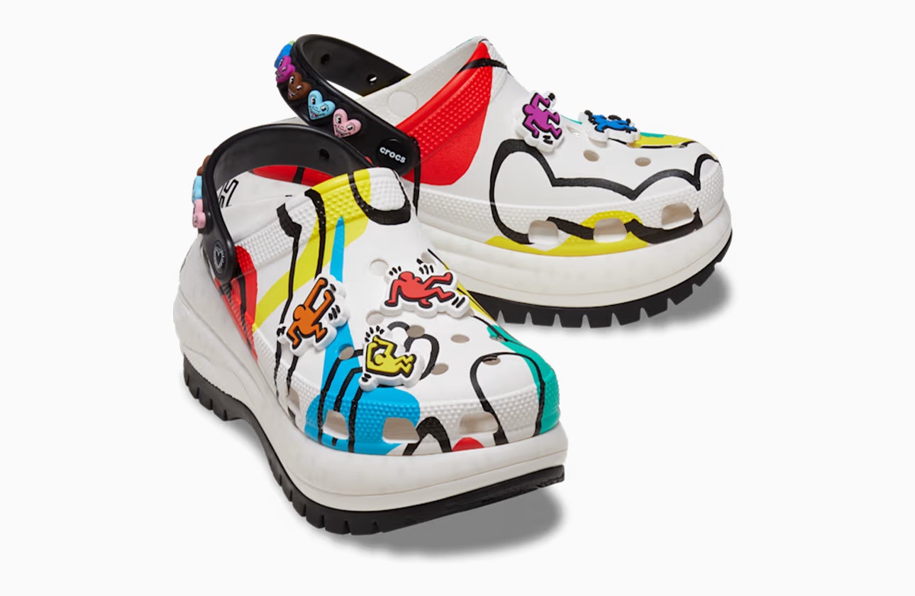 Keith Haring x Crocs Mega Crush Clog "Black"