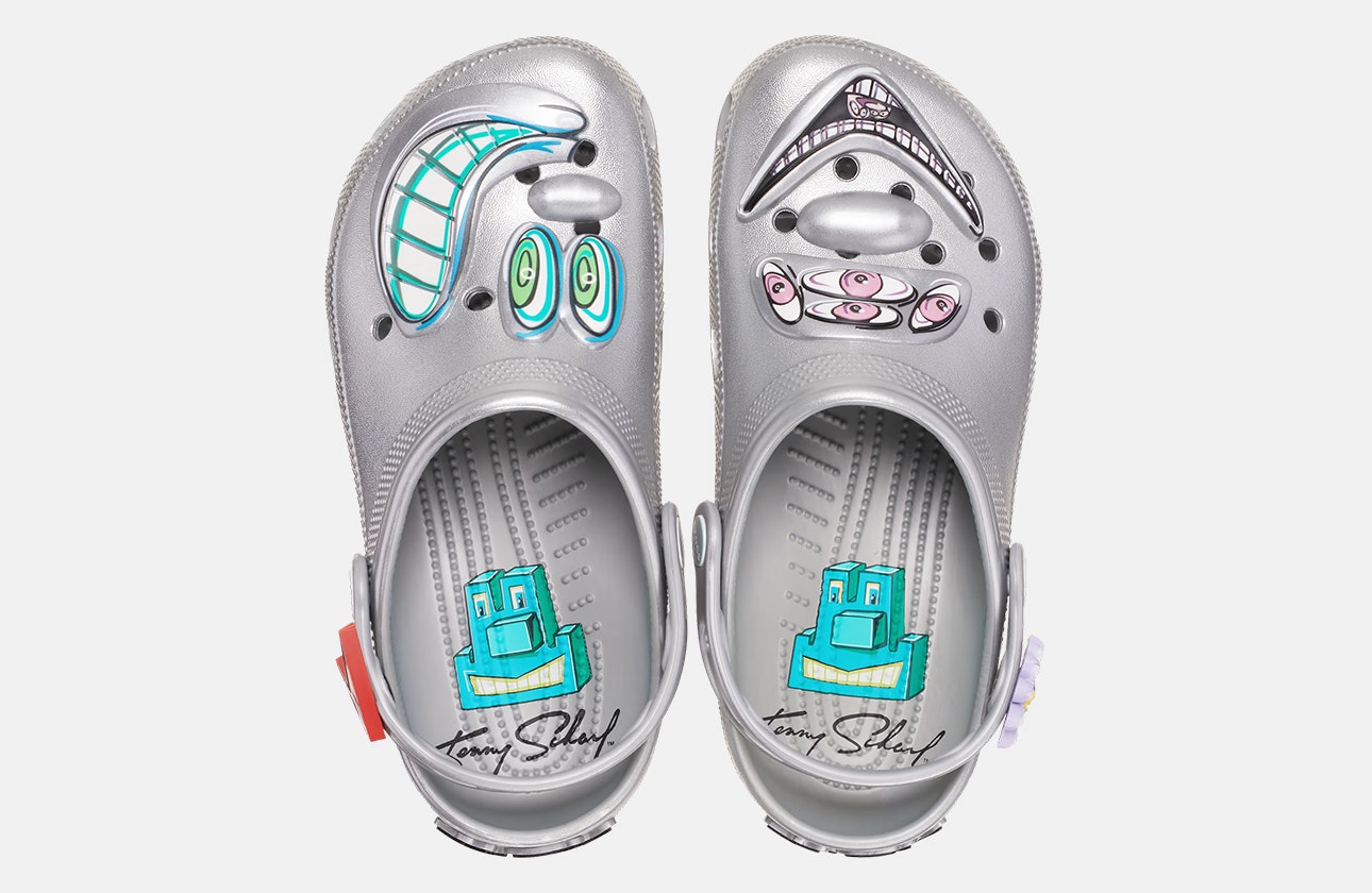 Kenny Scharf x Crocs Classic Clog "Silver"
