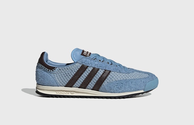 Wales Bonner x adidas SL72 "Nappa Pack" (Blue Spark)