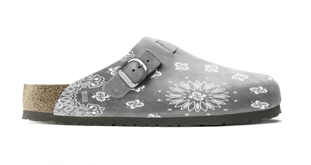 Bravest Studios Clog "Grey Paisley"