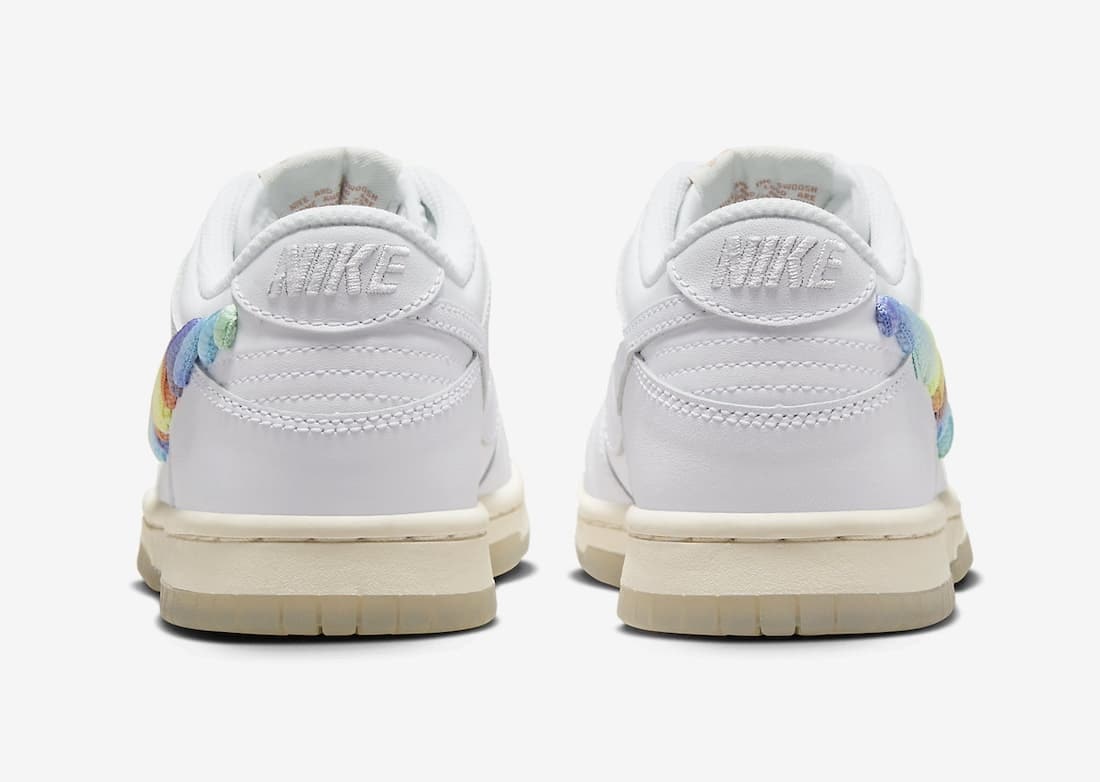 Nike Dunk Low GS "Rainbow Swoosh"