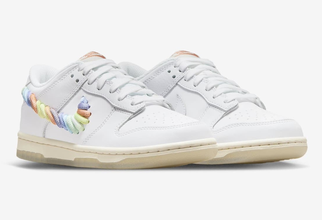 Nike Dunk Low GS "Rainbow Swoosh"