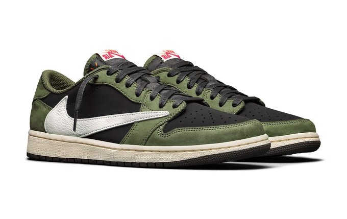 Travis Scott x Air Jordan 1 Low OG "Black Olive"