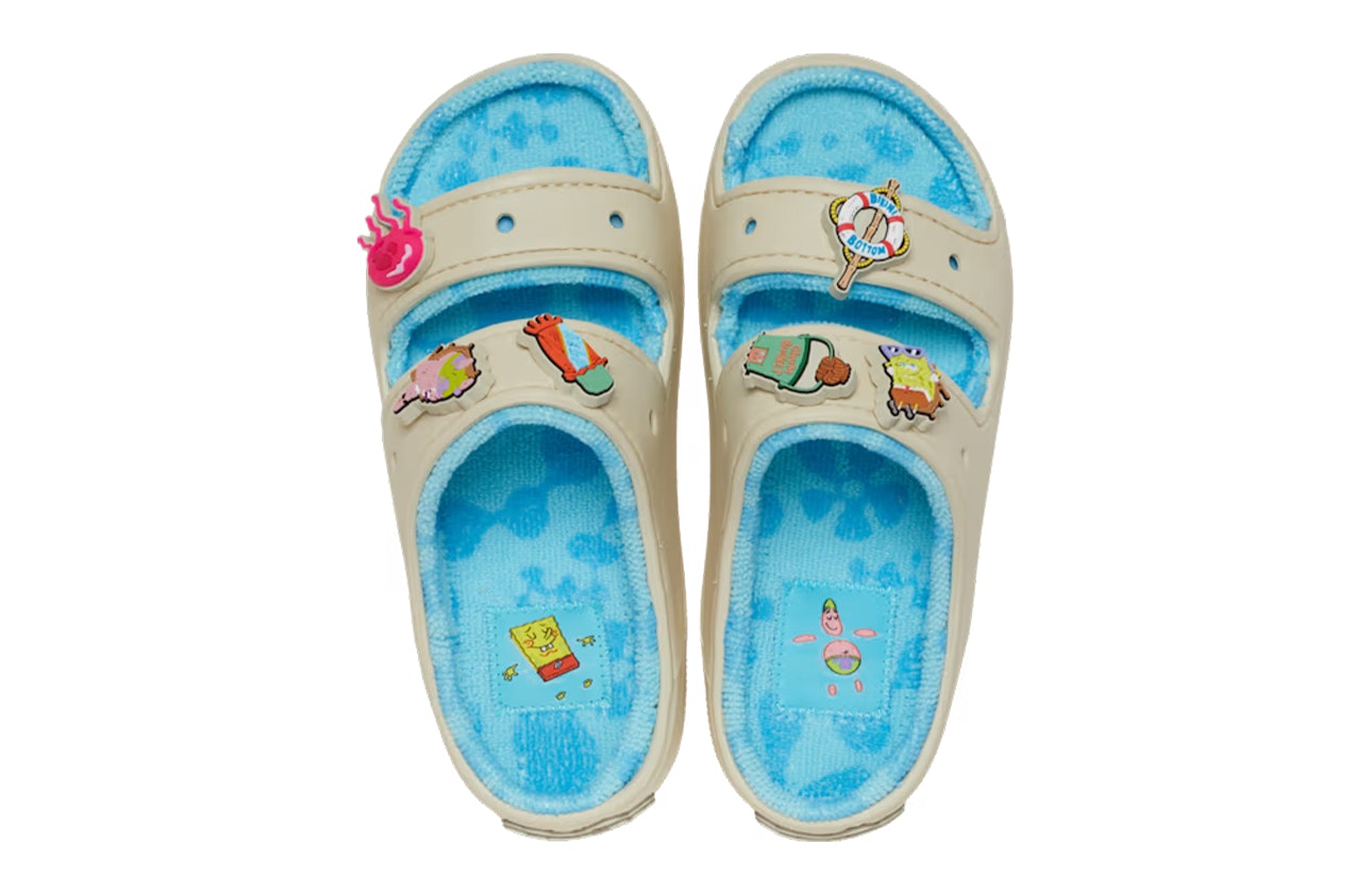 SpongeBob Squarepants x Crocs Cozzzy Terry Sandal "Bikini Bottom"