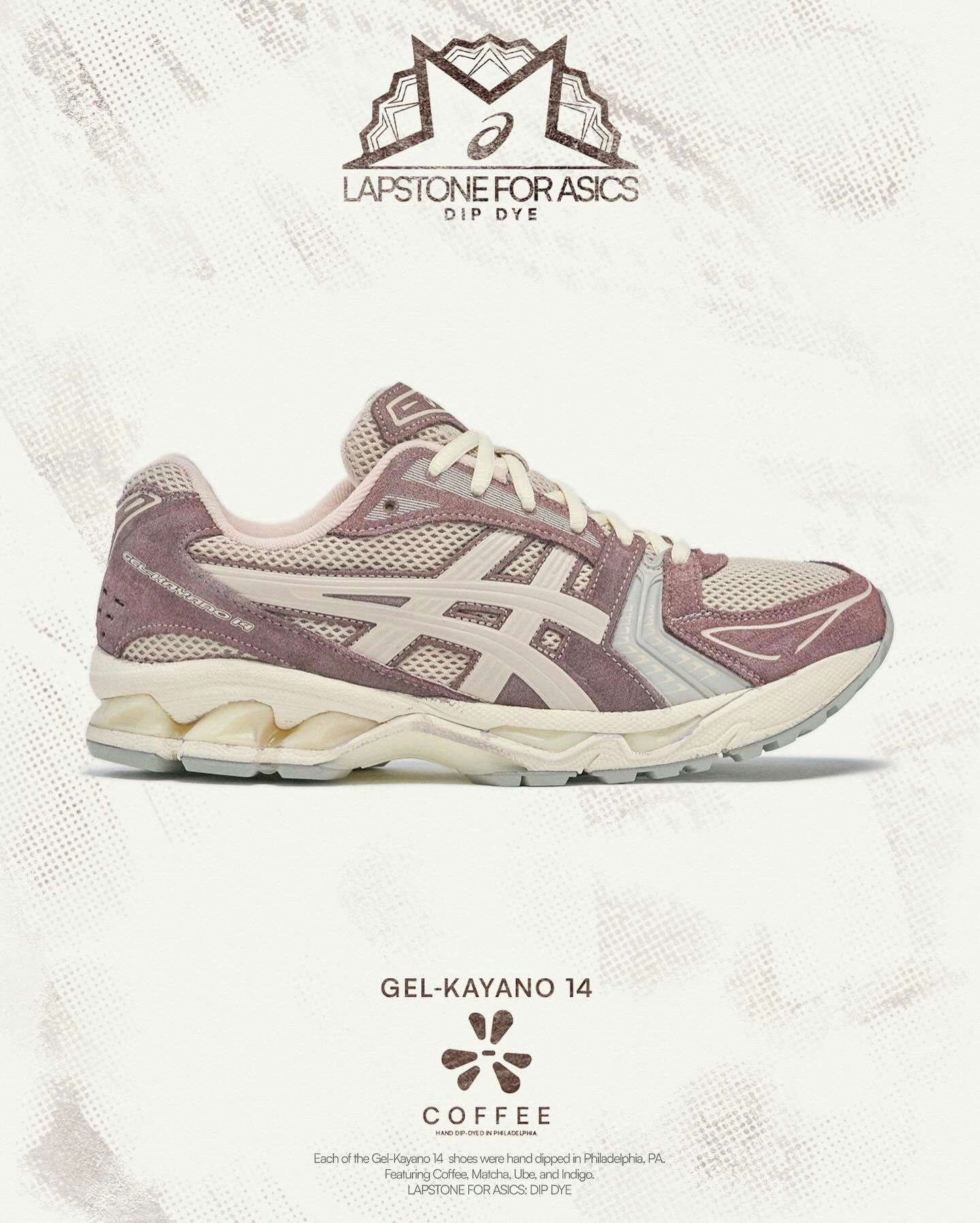 Lapstone & Hammer x Asics Gel-Kayano 14 "Dip-Dye" (Coffee)