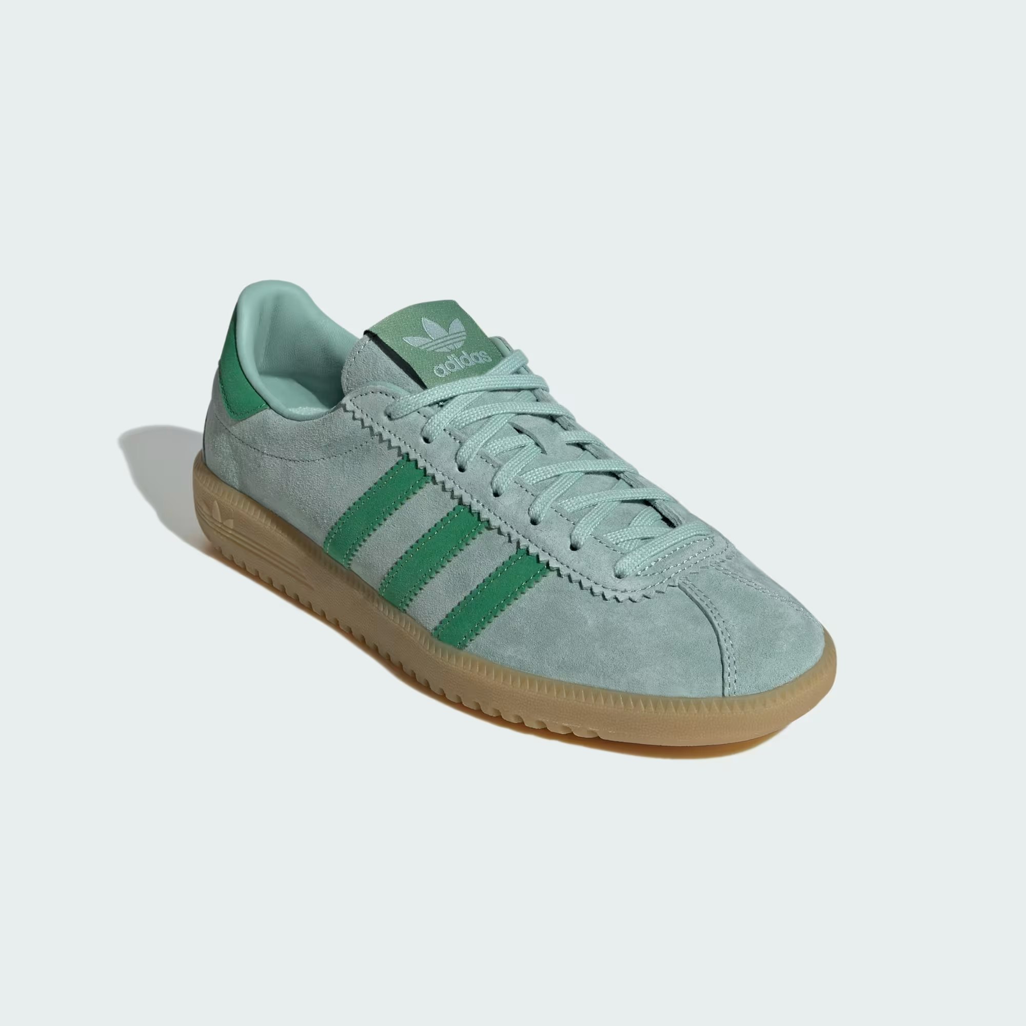 Adidas originals bermuda green trainers outlet