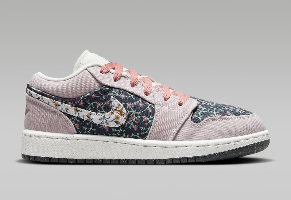 Air Jordan 1 Low SE GS "Floral"