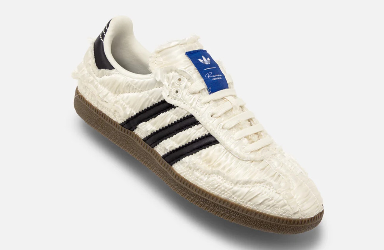 Caroline Hú x adidas Samba "Cloud White"