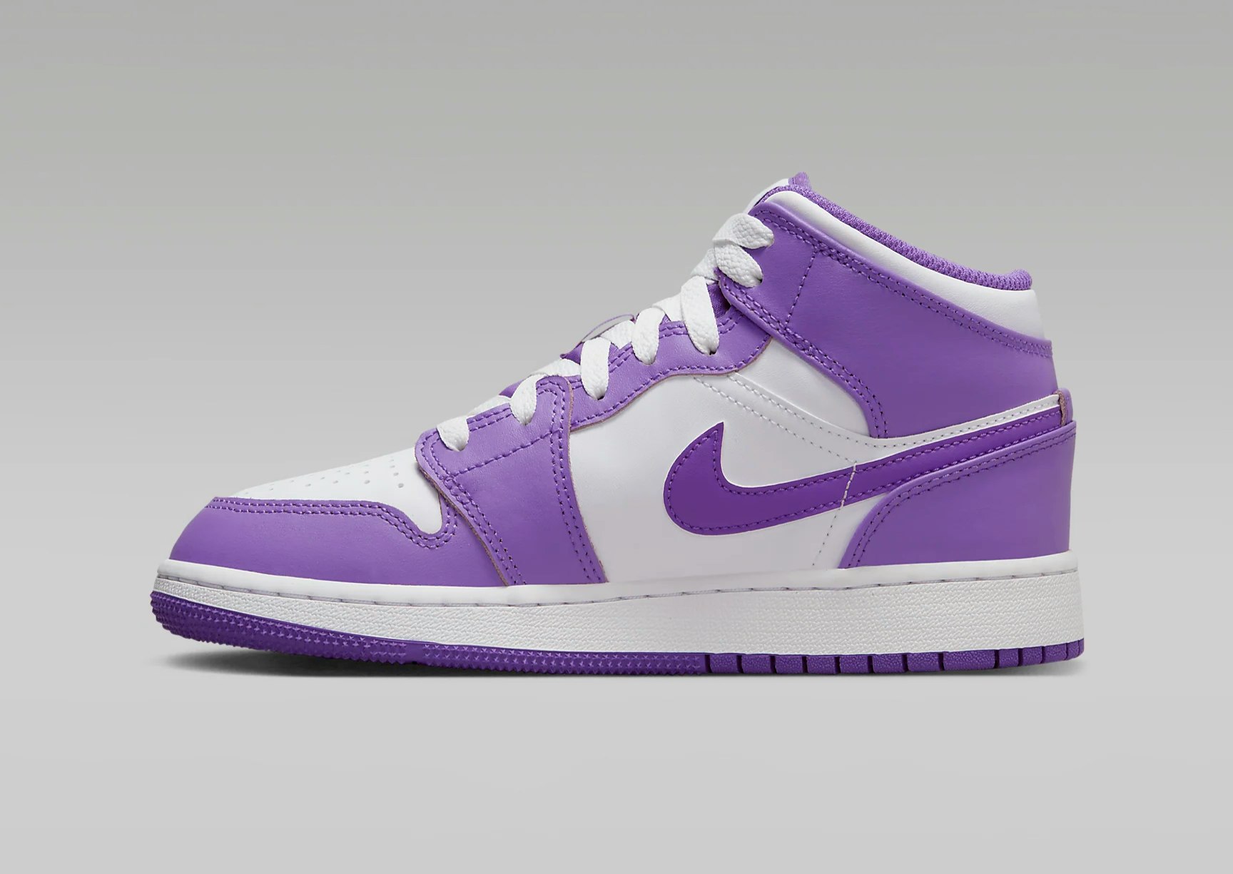 Air Jordan 1 Mid GS "Purple Venom"