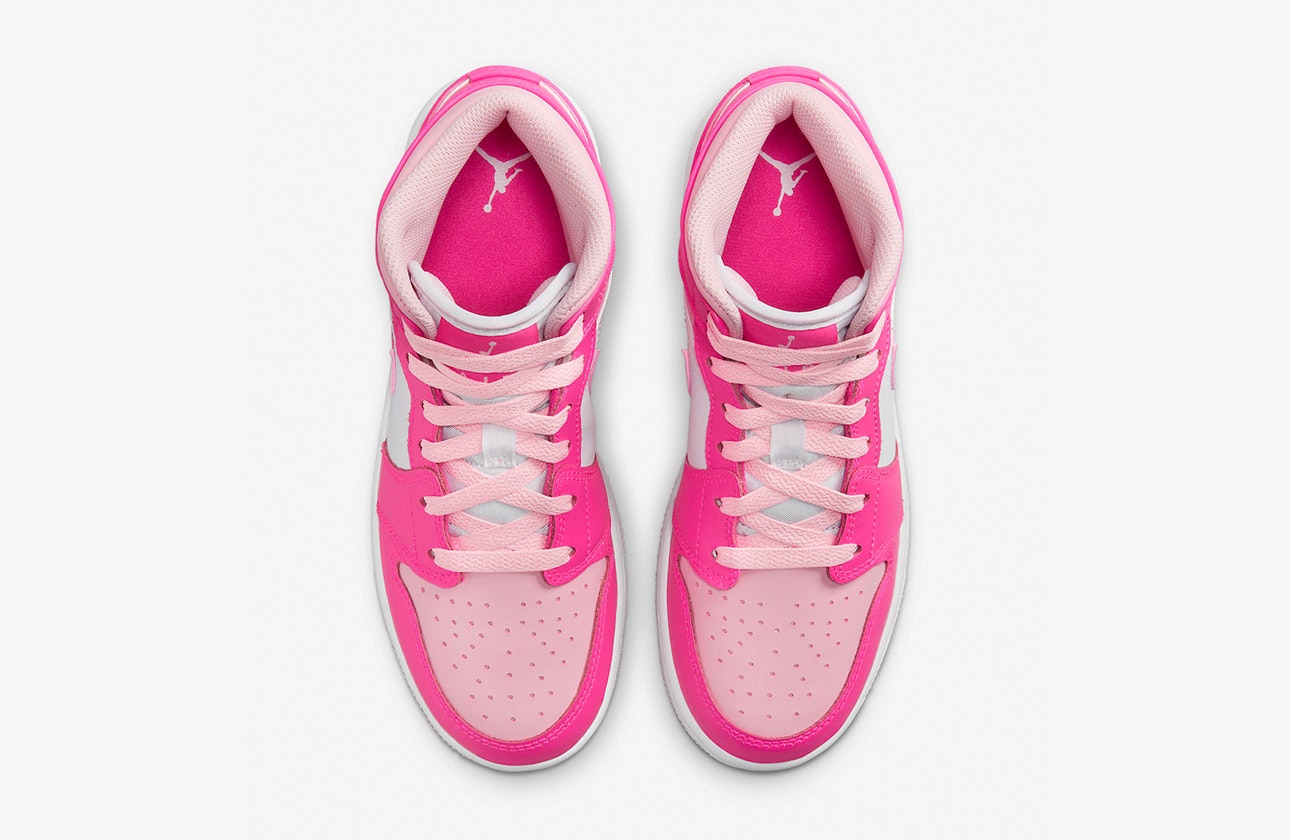 Air Jordan 1 Mid GS "Medium Soft Pink"