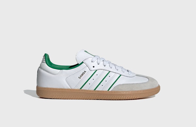 adidas Samba OG "Crystal White/Green"