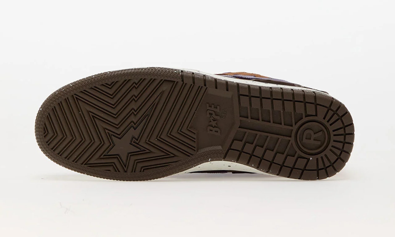 A Bathing Ape Bape Sk8 Sta 7 M2 "Brown"