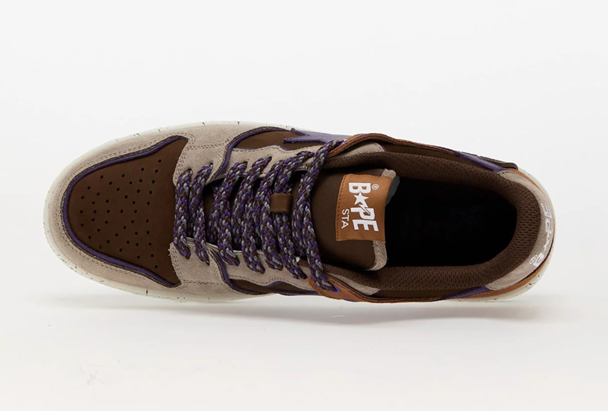 A Bathing Ape Bape Sk8 Sta 7 M2 "Brown"
