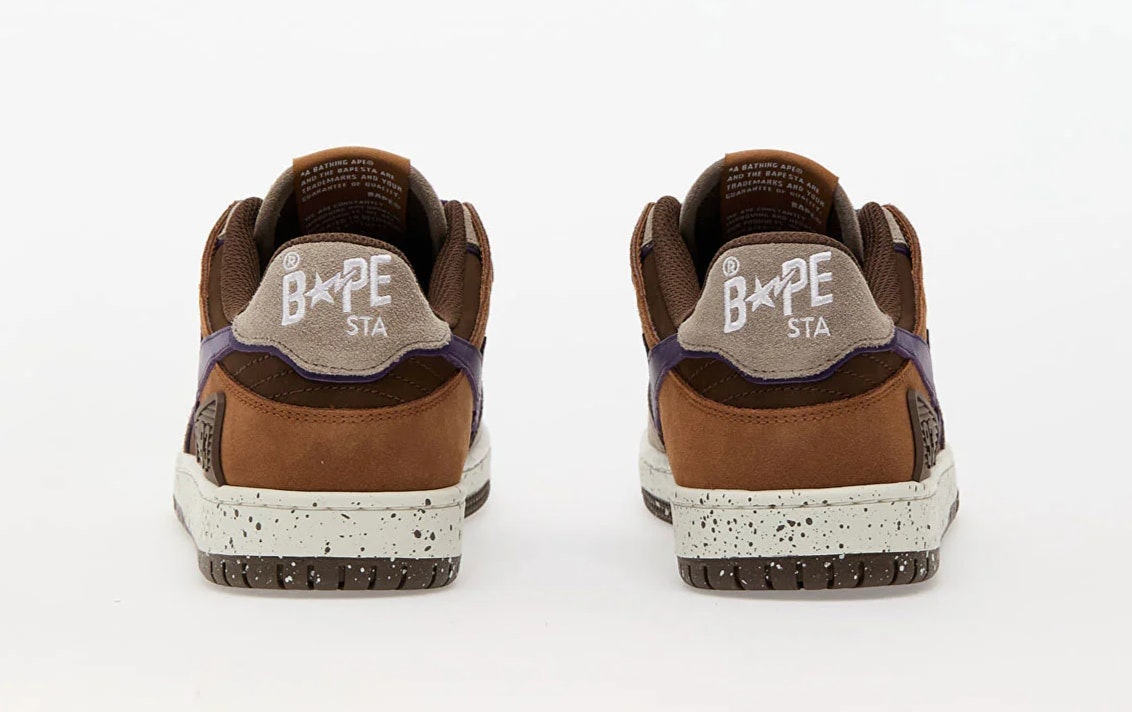 A Bathing Ape Bape Sk8 Sta 7 M2 "Brown"