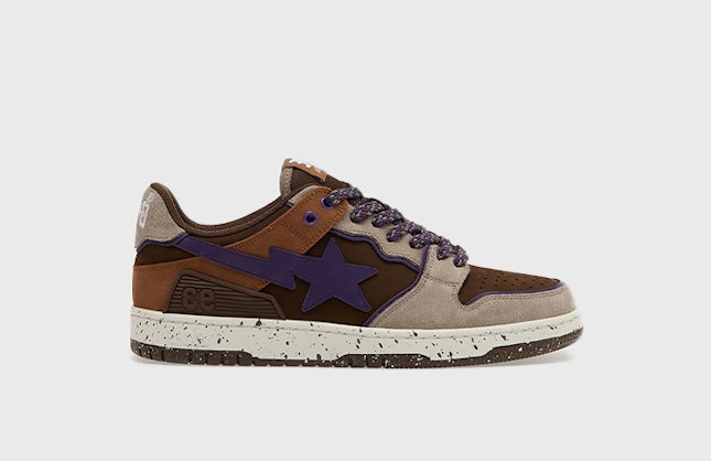 A Bathing Ape Bape Sk8 Sta 7 M2 "Brown"