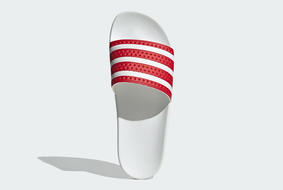 adidas Adilette "Better Scarlet"