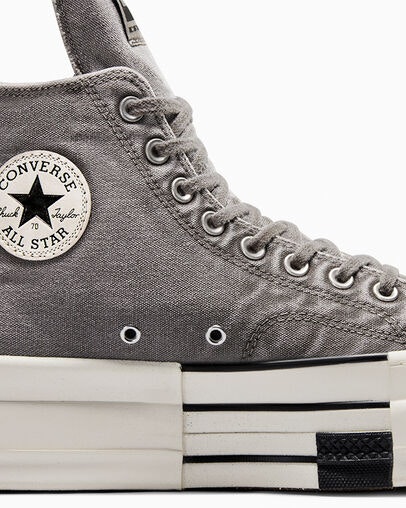 Rick Owens x Converse DBL DKRSTR Overdye Chuck 70 "Concrete"