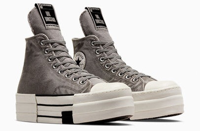 Rick Owens x Converse DBL DKRSTR Overdye Chuck 70 "Concrete"
