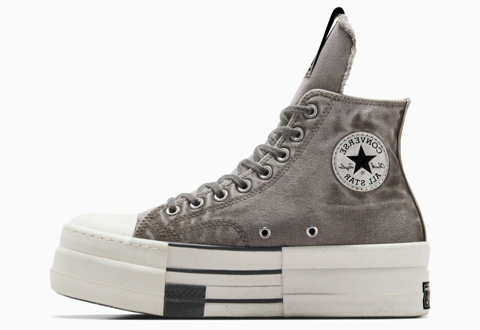 Rick Owens x Converse DBL DKRSTR Overdye Chuck 70 "Concrete"