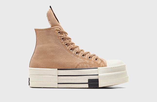 Rick Owens x Converse DBL DKRSTR Overdye Chuck 70 "Blonde"