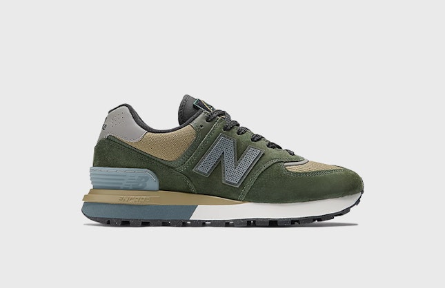 Stone Island x New Balance 574 Legacy "Dark Green"