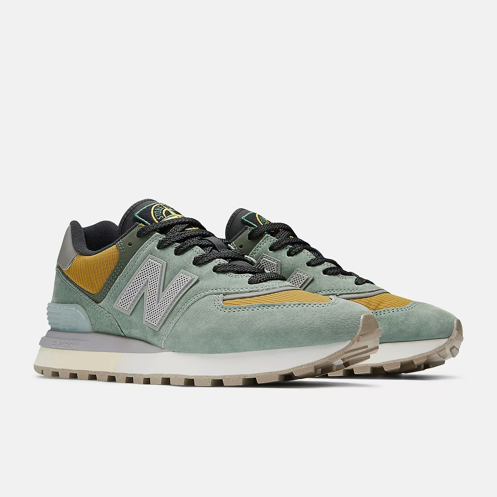 Stone Island x New Balance 574 Legacy "Light Green"