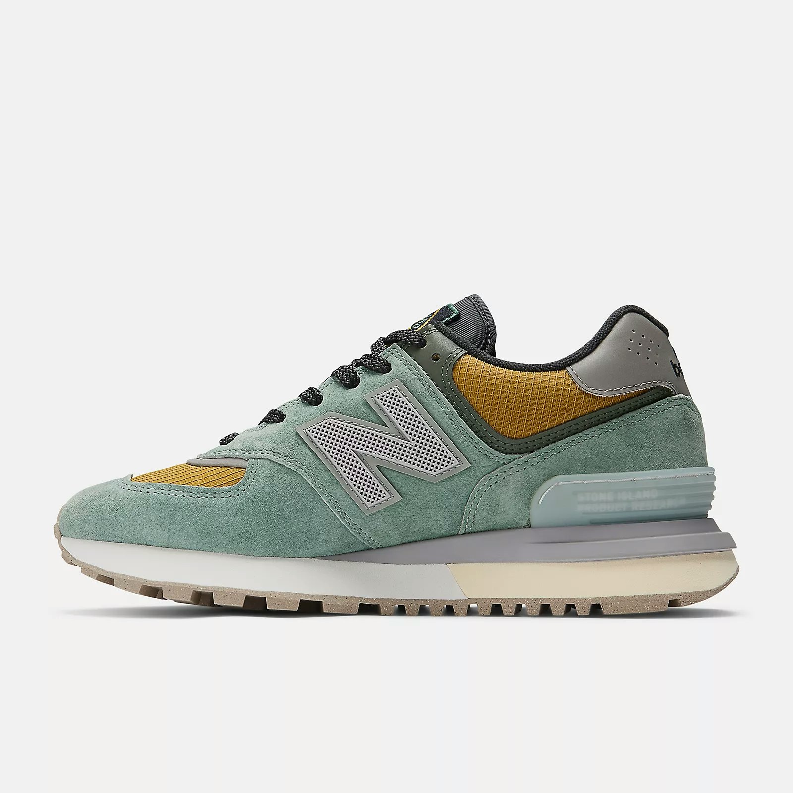 Stone Island x New Balance 574 Legacy "Light Green"